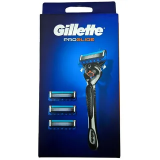 Gillette ProGlide Nassrasierer Herren, Rasierer + 4 Rasierklingen mit 5-fach Klinge, Geschenk für Männer
