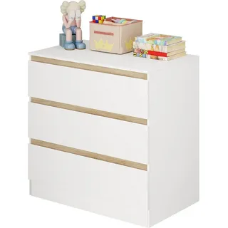 Woltu Wickelkommode mit 3 Schubladen für Baby - Woltu