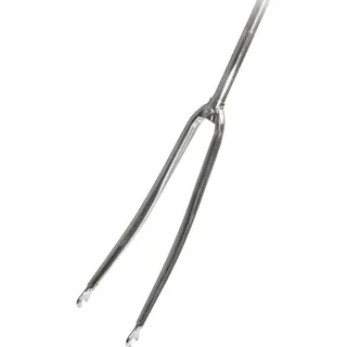 Messingschlager Rennradgabel 28" Cr-Mo verchromt SL 240 mm 130 mm Gewinde 26,4 mm, chrome