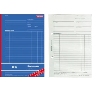 Herlitz Formularbuch "Rechnung 306 DIN A4 2x40 Blatt