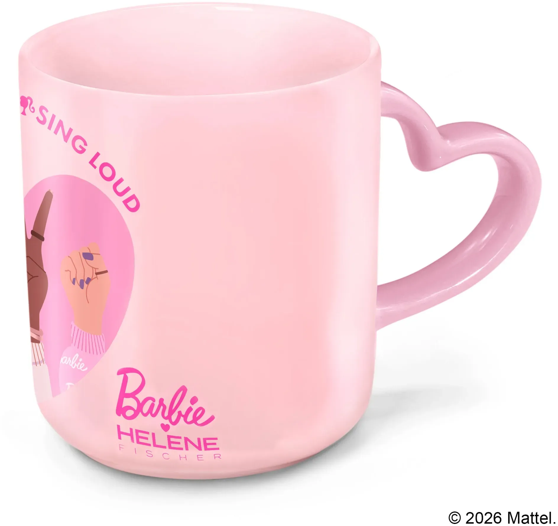 Tchibo - Barbie loves Helene Fischer Becher - rosa