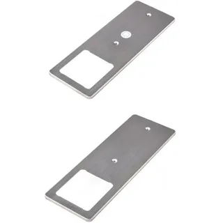 Kalb Material Für Möbel kalb LED Unterbauleuchten Edelstahl gebürstet 5W- sehr flache Küchenleuchte mit Touch-Dimmfunktion Einbaustrahler Einbauspot, Auswahl:2er Set neutralweiss