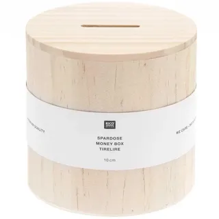 Rico Design Spardose rund Ø 10 cm x 10 cm