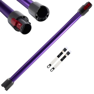 Verlängerungs Rohr Kompatibel für Dyson V7 V8 V10 V11 V15, Starre Teleskoprohr für Dyson V11, Saugrohr für Dyson V11, Dyson Stangenverlängerung mit Zwei 2-in-1 Bürsten, Lila