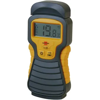 Brennenstuhl Feuchtigkeits-Detector MD (Feuchtigkeitsmessgerät/Feuchtigkeitsmesser für Holz oder Baustoffe, Holzfeuchtemessgerät mit LCD-Display, ohne Batterie) grau