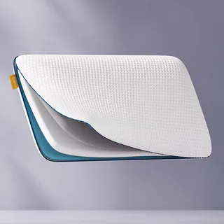 Emma Premium Stützkissen 70x40 – Ergonomisches Nackenkissen mit Thermosync Technologie – Kühlendes Memory Foam Kopfkissen, Höhenverstellbar für Seiten-, Rücken- & Bauchschläfer – Waschbarer Bezug