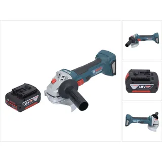 Bosch GWS 18V-7 Professional Akku Winkelschleifer 18 V 125 mm Brushless + 1x Akku 4,0 Ah - ohne Ladegerät