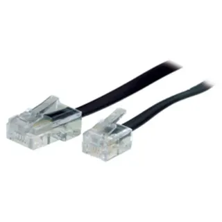 Dönges Anschlusskabel RJ11/RJ45, 3 m, schwarz