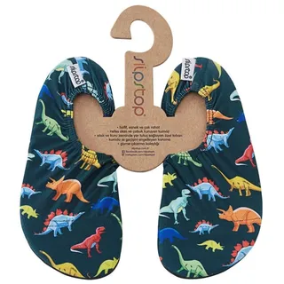 Slipstop - Wasserschuhe - Dino - für Kinder - blau - Größe 18-20 - Blau - 18-20