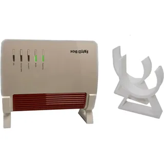 Ständer kompatibel mit AVM Fritzbox 6670 Cable | Füße | Halter | Kompatibles Zubehör (Weiß) - kein originalteil