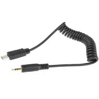 JJC Cable-F2 Auslöser-Anschlusskabel 2,5 mm Klinke auf Sony Multi Terminal-Anschluss (RM-VPR1) - für JJC-Fernauslöser, Triggertrap, Miops, Commlite