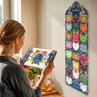 Pukka Tee Adventskalender 2025 – 24 Bio‐Teesorten, personalisiert mit Namen & Foto, ideales Adventgeschenk für Frauen & Teeliebhaberinnen