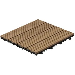 WPC Bavaro teak 30 x 30 x 2,2 cm 9 St.