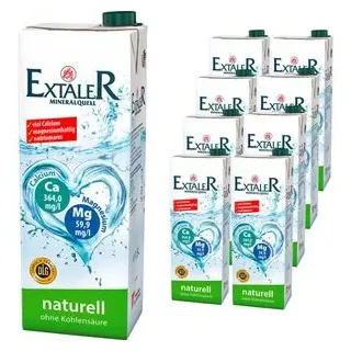 extaler mineralquell naturell Mineralwasser 8 x 1,5 l
