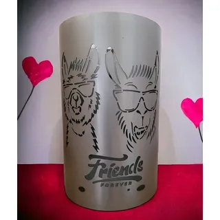 Tiko-Metalldesign Feuertonne / Feuerkorb mit Motiv " "