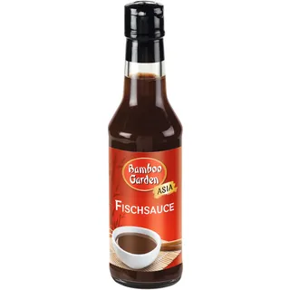 Bamboo Garden - Fischsauce | Würzige asiatische Sauce zum Marinieren oder Würzen von Fisch, Gemüse oder Fleisch | 150 ml in der Flasche