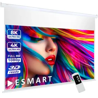 eSmart Professional MIMOTO Akustik Motor Leinwand 160 x 90 cm (72") 16:9