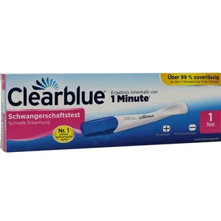 WICK Clearblue Schwangerschaftstest schnelle Erkennung
