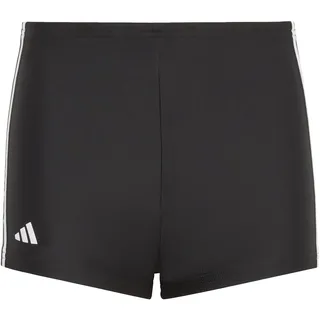 Adidas Classic 3-Streifen Boxer-Badehose Black / White 116    