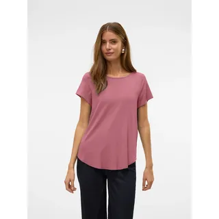 Vero Moda Vmbella SS TOP WVN GA Noos T-Shirt, Mesa rose), M