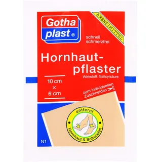 Gothaplast Verbandpflasterfabrik GmbH Hornhautpflaster 6 x 10 cm 1 St.