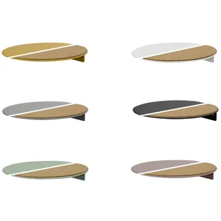 1x Wall Stair DOT Wandstufe Katzentreppe Klettersystem für Haustiere, belastbare, stabile Ablage/Plattform mit Selbstklebender, Rutschfester Korkmatte für Vasen, Blumentöpfe (Weiß, mit Kork)