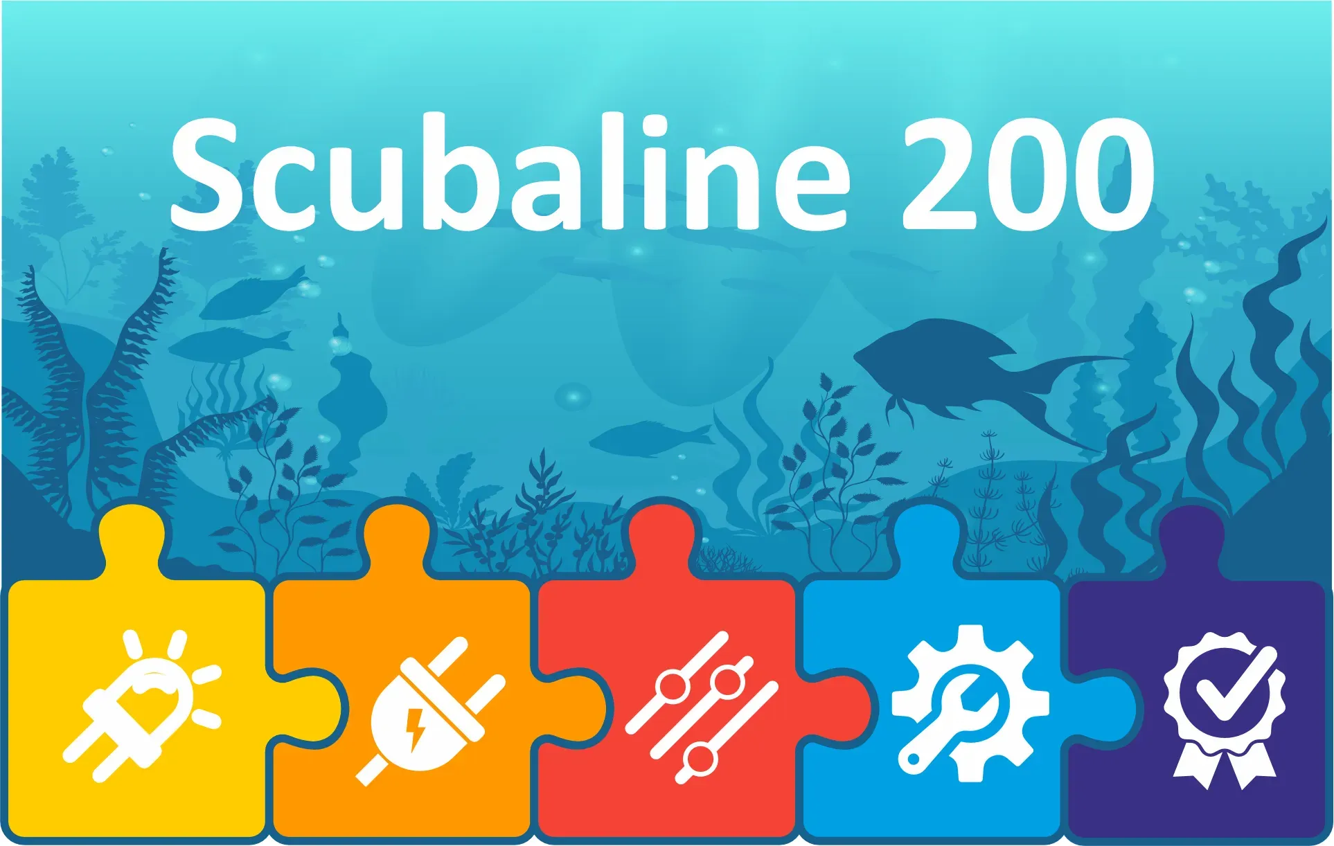 aquaLUMix LED Beleuchtung für EHEIM Scubaline 200 Aquarium | Komplett-Set