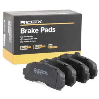 RIDEX 402B0190 Bremsbelagsatz Vorderachse, ohne integrierten Verschleißsensor