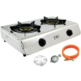 NJ LPG-Gaskocher, 2 Flammen, 6 kW