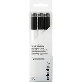Cricut Joy Permanent Marker 3-pack 1.0 Stiftset Schwarz