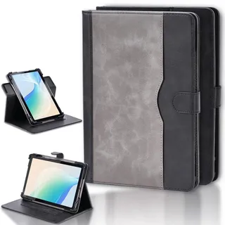 hülle Kompatibel für Supernote A5 X2 Manta 10.7-Zoll eReader Hülle Case Schutzhülle 360-Grad-Drehung Multi-Viewing Angels PU Leder Stand Folio Cover Schwarz