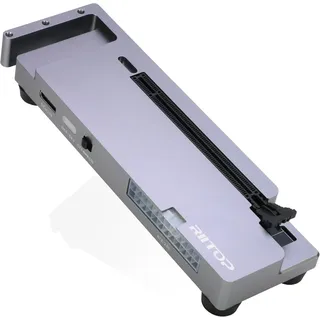 RIITOP OCuLink eGPU Dock 64Gpbs Oculink SFF-8612 Externes GPU-Gehäuse für PCIe 4.0 x16 Grafikkarten