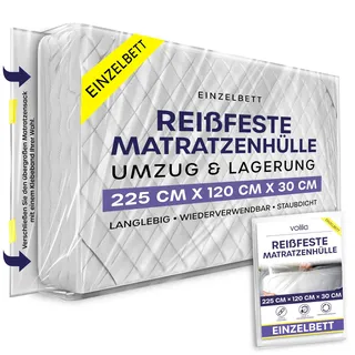 Matratzenhülle 90 x 200 cm- Matratzen Aufbewahrung Schutzhülle, Robuste, Reißfeste, wasserdichte für Umzug & Lagerung - Schützt Gegen Schädlingsbefall, Flecken & Staub