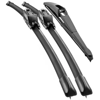 Trades Best Front- und Heckscheibenwischer Set für Citroen C3 II | 09|2009-01|2017
