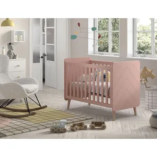 Vipack BILLY Babybett LF 60 x 120 cm, m. verst. Lattenrost Ausf. MDF lackiert,