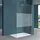 doporro Walk-In-Dusche 140 x 200 cm ESG-Sicherheitsglas satiniert