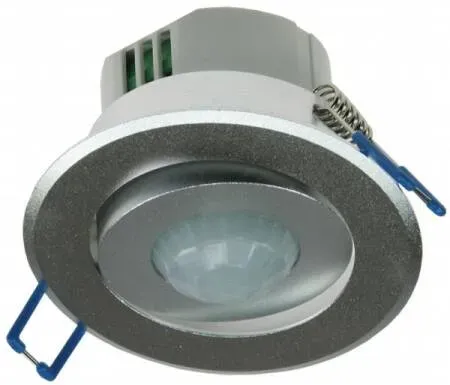 Bewegungsmelder Deckeneinbau CHILITEC 180° 230V LED geeignet Aluminium CHILITEC 21054
