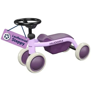Hudora 10916 - Laufrad Steppy 6" lavender, Lauflernrad für Kinder von 73-80 cm, Sitzhöhe: 22,5 cm