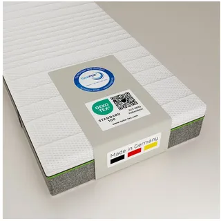 Beco Feel like Latex, 24 cm Taschenfederkern mit PUR like Latex Auflage 90 x 200 cm