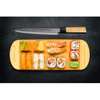 Muxel EIN Messer viele Namen Sashimi Sushi Yanagiba Knife Das Fischmesser für viele Anwendungen