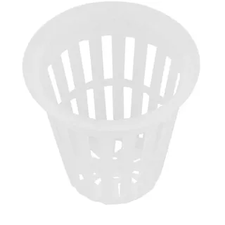 HERCHR 10 Stück Netztöpfe Pflanze, Netzbecher Hydroponischer Netztopf Eimerkorb für Hydroponik Kleine Hydroponikbecher Garten geschlitzte Netzbecher