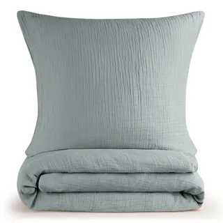 Blumtal Bettwäsche 135x200 cm + 80x80 cm - Oeko-TEX zert. Bettwäsche Bettwäsche