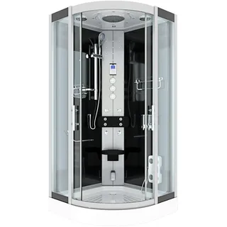 AcquaVapore Duschkabine Komplettdusche Fertigdusche Dusche D46-03T1 80x80 cm ohne 2K Scheiben Versiegelung