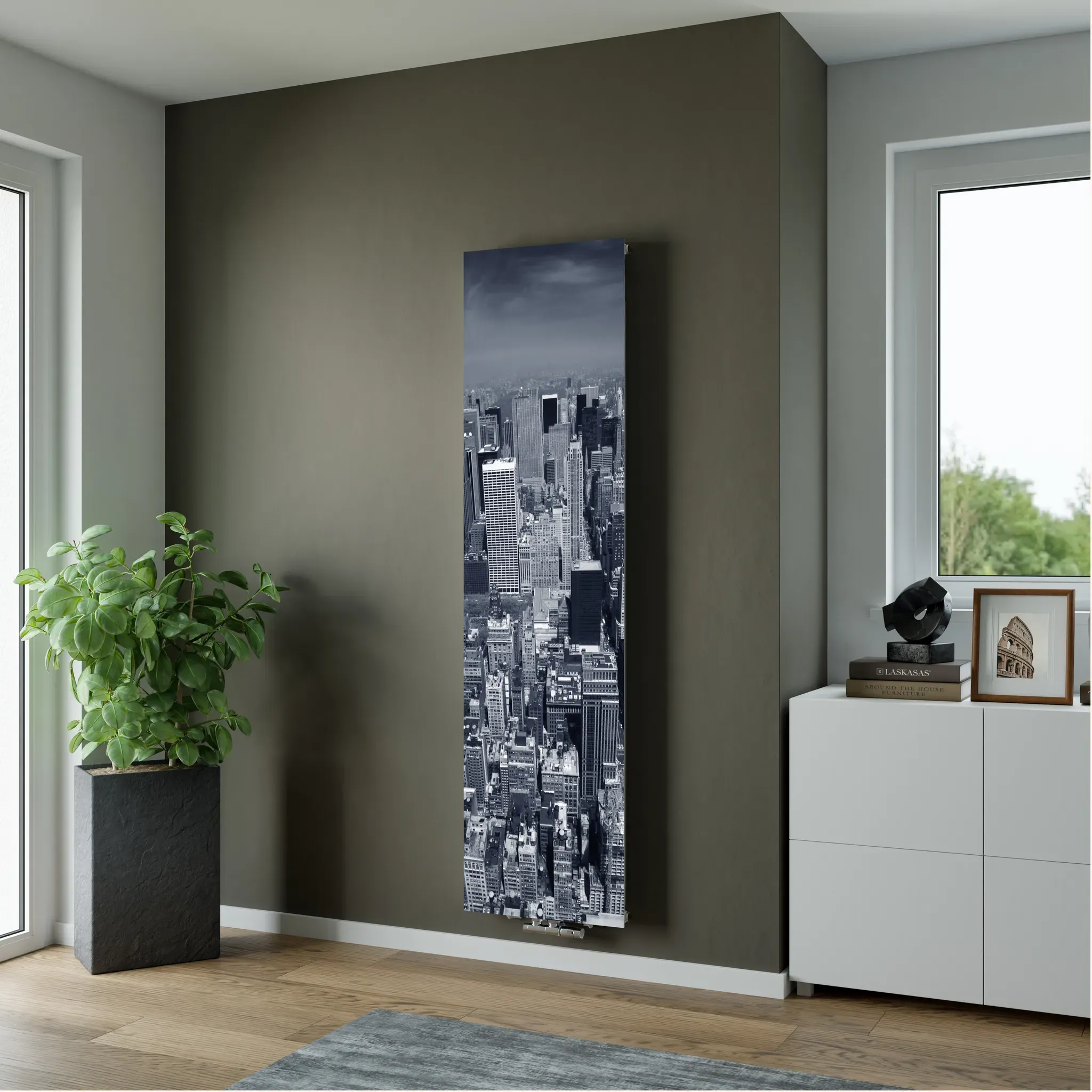 XIMAX Paneelheizkörper P1 Plan Print, mit Mittenanschluss und Motiven