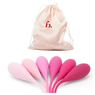 Bodyotics Kegel-Kugeln – Beckenboden-Gewichte (6 Stück) 600 g