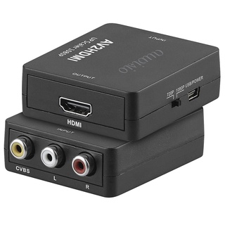 Auvisio Adapter AV-Cinch auf HDMI, Upscale bis Full HD 1080p, 60 Bilder/Sek.