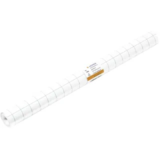 HERMA 7005 Buchschutzfolie selbstklebend transparent, 5 m x 40 cm, reiß- und wasserfest Bucheinschlagfolie, glänzende Buchfolie aus robuster Polypropylen-Folie für dauerhaftes Einbinden
