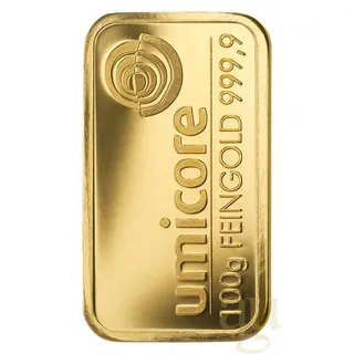 100 Gramm Goldbarren