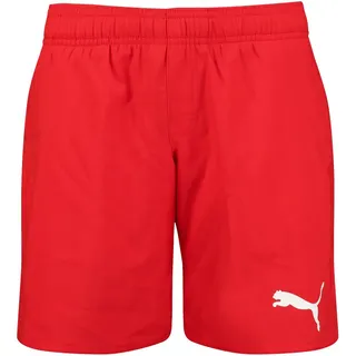 Puma SWIM BOYS MID SHORTS rot 128