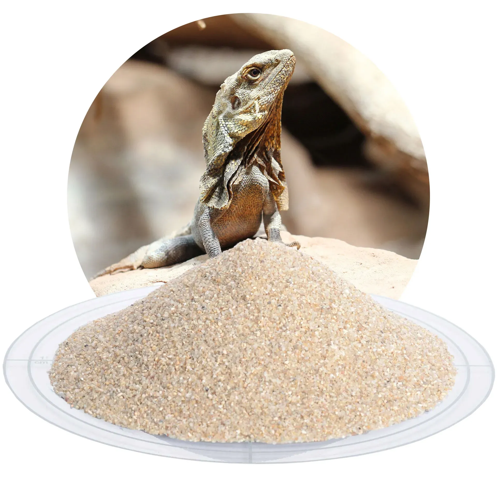 Terrariensand beige 0,5-1,0 mm - 25 kg Sack